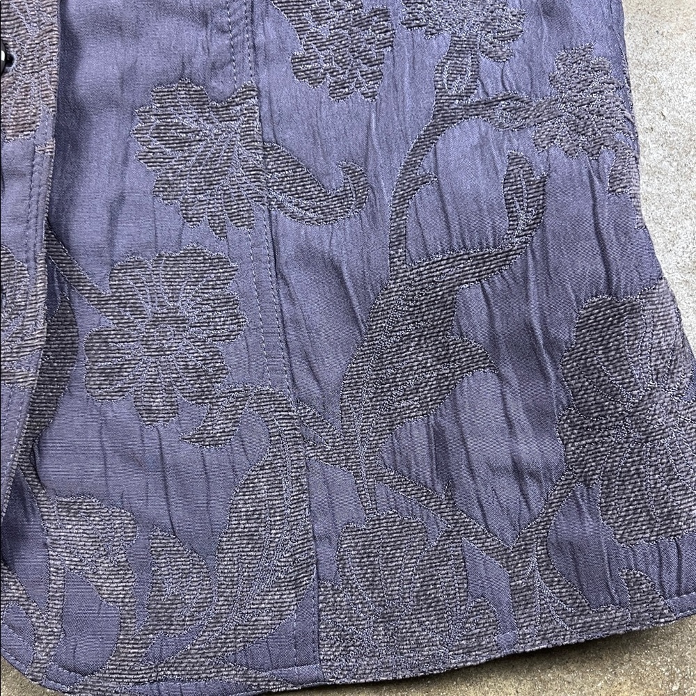 Erin by Erin London Women's Purple Floral Jacket
Size: Large - Picture 8 of 12